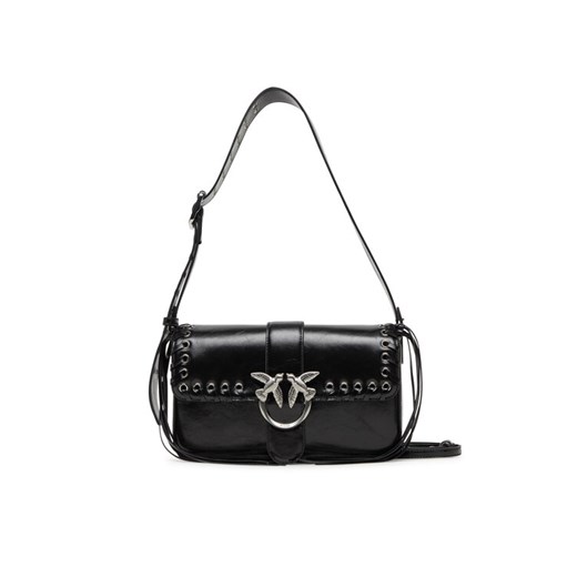 PINKO Torebka Love One Classic Slouchy Fl PE 25 PLTT 104524 A28D Czarny ze sklepu MODIVO w kategorii Listonoszki - zdjęcie 182725819