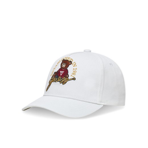 Guess Czapka z daszkiem H5RZ09 WO08O Biały ze sklepu MODIVO w kategorii Czapki dziecięce - zdjęcie 182725826