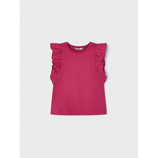 Mayoral T-Shirt 3068 Bordowy ze sklepu MODIVO w kategorii Bluzki dziewczęce - zdjęcie 182725837