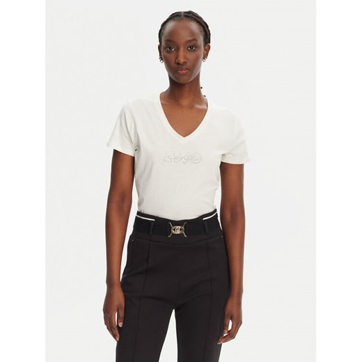 Liu Jo Sport T-Shirt TA5179 J6040 Biały Regular Fit ze sklepu MODIVO w kategorii Bluzki damskie - zdjęcie 182725858