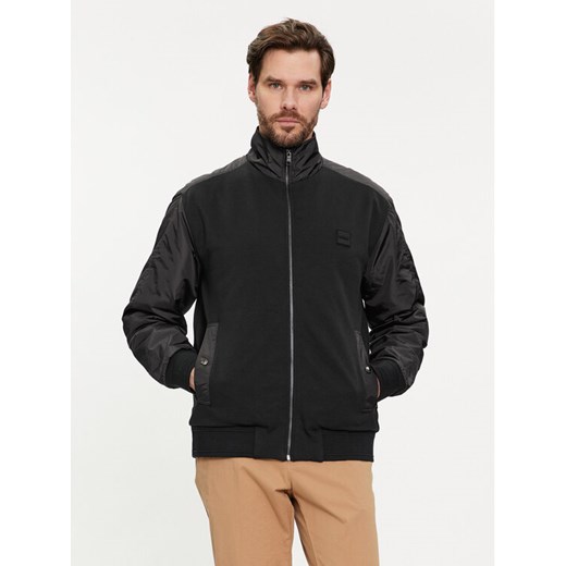 Boss Kurtka przejściowa Shepherd 53 50508858 Czarny Regular Fit ze sklepu MODIVO w kategorii Kurtki męskie - zdjęcie 182725945