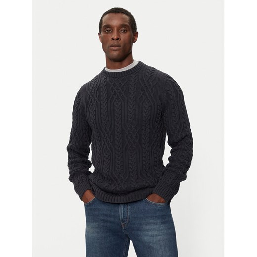 JOOP! Jeans Sweter 15 JJK-07Silano 30043085 Granatowy Modern Fit ze sklepu MODIVO w kategorii Swetry męskie - zdjęcie 182726015