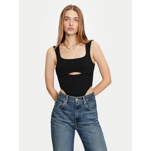 ViCOLO Body TS0377 Czarny Slim Fit ze sklepu MODIVO w kategorii Body damskie - zdjęcie 182726148