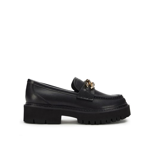 Eva Minge Loafersy ASA-915-933-2 Czarny ze sklepu MODIVO w kategorii Lordsy damskie - zdjęcie 182726157