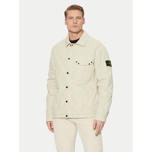 Stone Island Kurtka przejściowa 8115Q0633 Beżowy Regular Fit ze sklepu MODIVO w kategorii Kurtki męskie - zdjęcie 182726165
