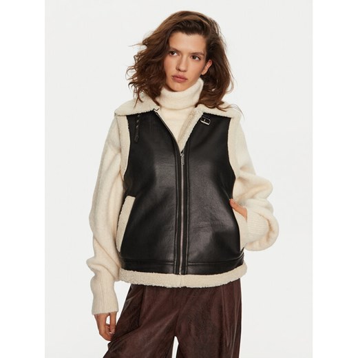 Pieces Bezrękawnik Janelle 17152466 Czarny Regular Fit ze sklepu MODIVO w kategorii Kamizelki damskie - zdjęcie 182726225