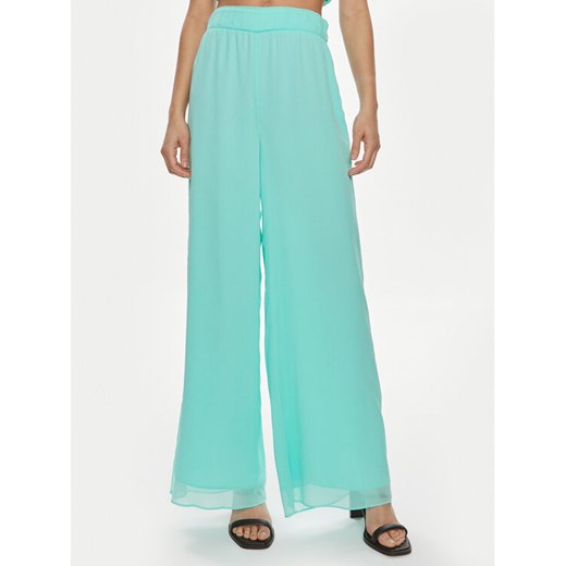 Patrizia Pepe Spodnie materiałowe 2P1584/A061-CA03 Turkusowy Relaxed Fit ze sklepu MODIVO w kategorii Spodnie damskie - zdjęcie 182726256