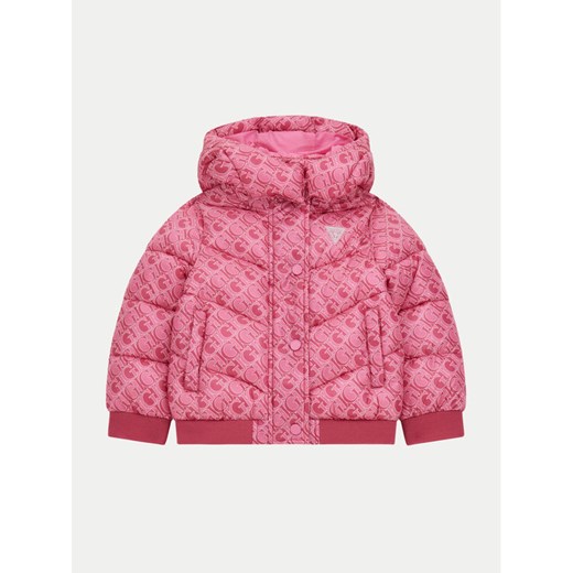 Guess Kurtka zimowa K4YL00 WEGY0 Różowy Regular Fit ze sklepu MODIVO w kategorii Kurtki dziewczęce - zdjęcie 182726257
