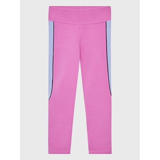 United Colors Of Benetton Legginsy 3GNSCF02D Różowy Regular Fit ze sklepu MODIVO w kategorii Spodnie dziewczęce - zdjęcie 182726427