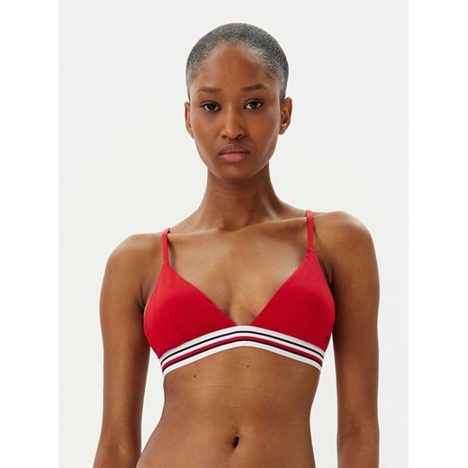 Tommy Hilfiger Góra od bikini UW0UW05805 Czerwony ze sklepu MODIVO w kategorii Stroje kąpielowe - zdjęcie 182726455