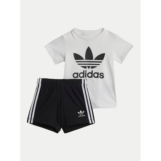adidas Komplet t-shirt i spodenki JE0521 Czarny Regular Fit ze sklepu MODIVO w kategorii Komplety niemowlęce - zdjęcie 182726509