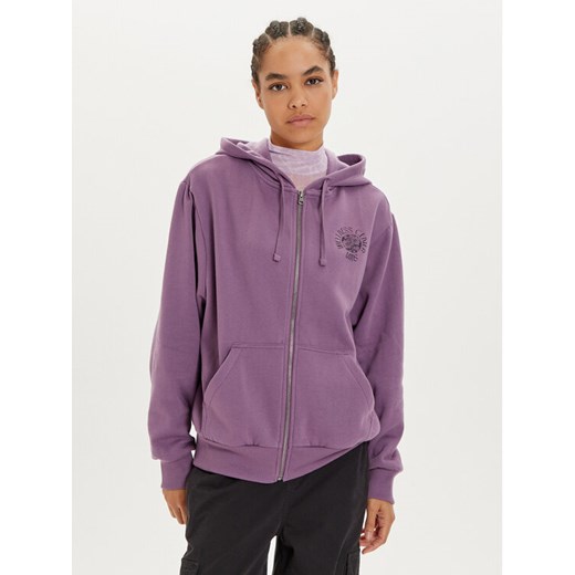 Vans Bluza Wellness VN000HCT Fioletowy Loose Fit ze sklepu MODIVO w kategorii Bluzy damskie - zdjęcie 182726566