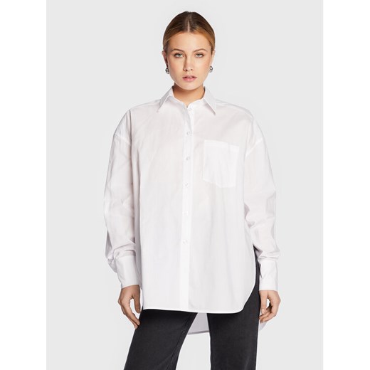 Remain Koszula Naja RM1540 Biały Oversize ze sklepu MODIVO w kategorii Koszule damskie - zdjęcie 182726577