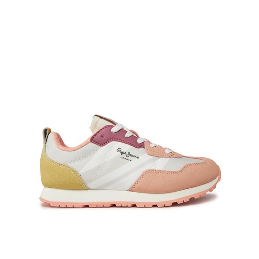 Pepe Jeans Sneakersy Foster Print G PGS30578 Pomarańczowy ze sklepu MODIVO w kategorii Buty sportowe dziecięce - zdjęcie 182726578