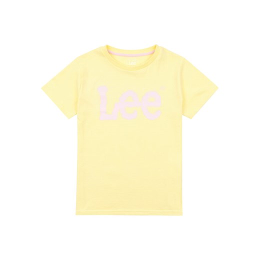 Lee T-Shirt Wobbly Graphic LEG5029 Żółty Regular Fit ze sklepu MODIVO w kategorii Bluzki dziewczęce - zdjęcie 182726699