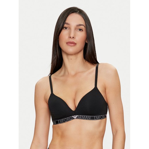 Emporio Armani Underwear Biustonosz bezfiszbinowy 164410 4R223 00020 Czarny ze sklepu MODIVO w kategorii Biustonosze - zdjęcie 182726707