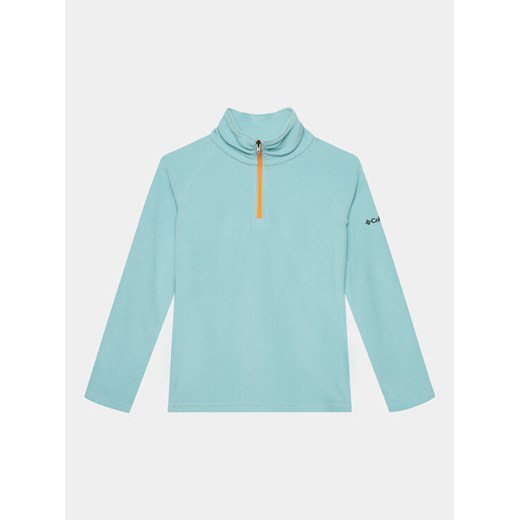 Columbia Polar Glacial™ Fleece Half Zip Zielony Regular Fit ze sklepu MODIVO w kategorii Bluzy chłopięce - zdjęcie 182726715