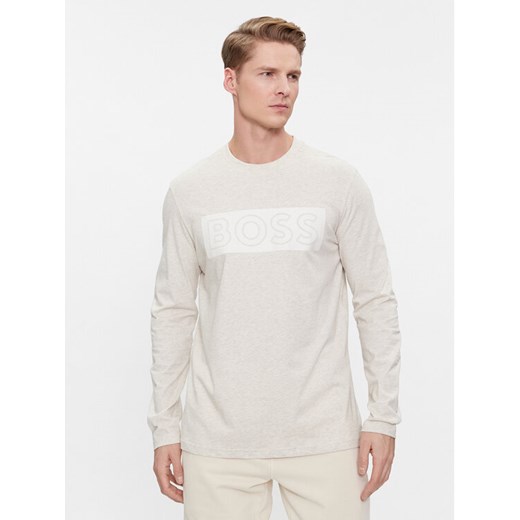 Boss Longsleeve Togn 1 50506345 Szary Regular Fit ze sklepu MODIVO w kategorii T-shirty męskie - zdjęcie 182726816