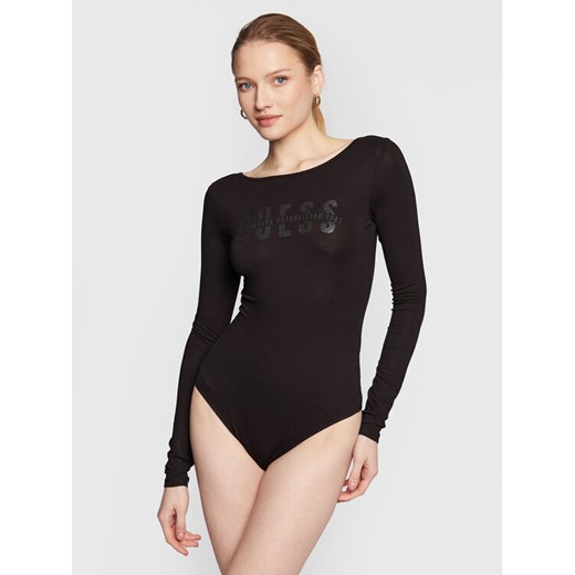 Guess Body W3RP28 K68D2 Czarny Slim Fit ze sklepu MODIVO w kategorii Bluzki damskie - zdjęcie 182726885