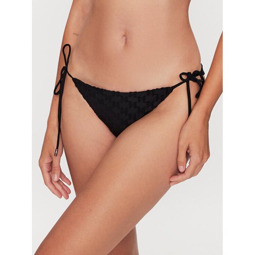 KARL LAGERFELD Dół od bikini 231W2216 Czarny ze sklepu MODIVO w kategorii Stroje kąpielowe - zdjęcie 182726896