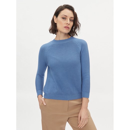 Weekend Max Mara Sweter Linz 2415361071650 Niebieski Regular Fit ze sklepu MODIVO w kategorii Swetry damskie - zdjęcie 182726906