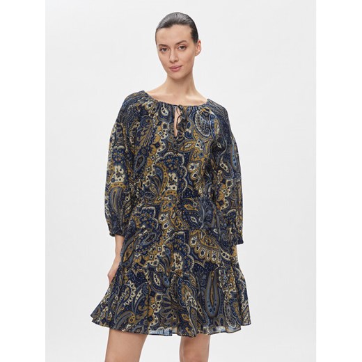 Lauren Ralph Lauren Sukienka codzienna 250926408001 Granatowy Regular Fit ze sklepu MODIVO w kategorii Sukienki - zdjęcie 182726957