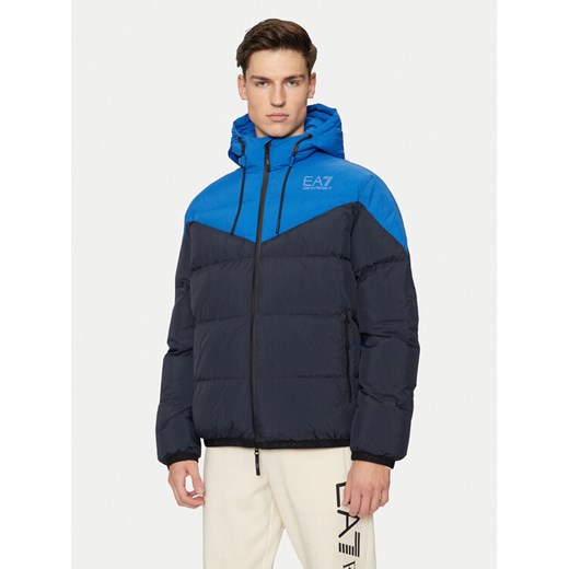 EA7 Emporio Armani Kurtka zimowa 6DPB30 PNDOZ 1562 Granatowy Regular Fit ze sklepu MODIVO w kategorii Kurtki męskie - zdjęcie 182727035