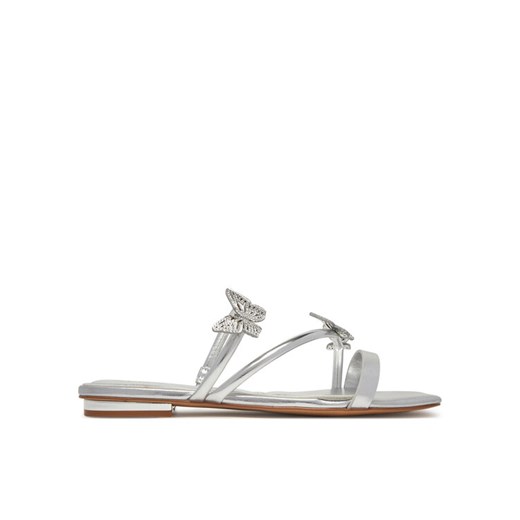 Aldo Klapki Flyhigh 13966745 Srebrny ze sklepu MODIVO w kategorii Klapki damskie - zdjęcie 182727039