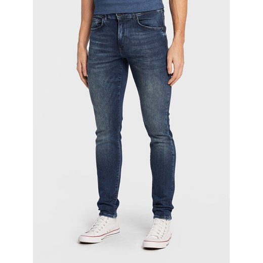 Petrol Industries Jeansy Jackson 0006 Granatowy Slim Fit ze sklepu MODIVO w kategorii Jeansy męskie - zdjęcie 182727209