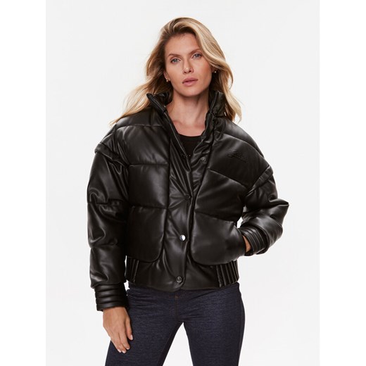 Guess Kurtka puchowa Ivana W3BL12 WFSP0 Czarny Regular Fit ze sklepu MODIVO w kategorii Kurtki damskie - zdjęcie 182727226