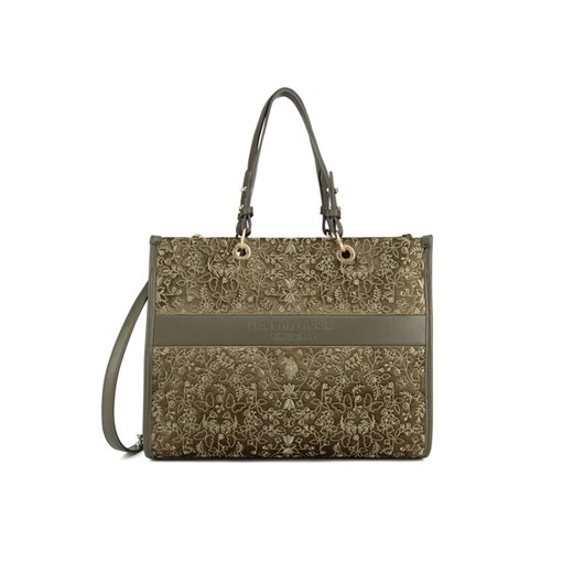U.S. Polo Assn. Torebka BIUXT8459WZC Zielony ze sklepu MODIVO w kategorii Torby Shopper bag - zdjęcie 182727255