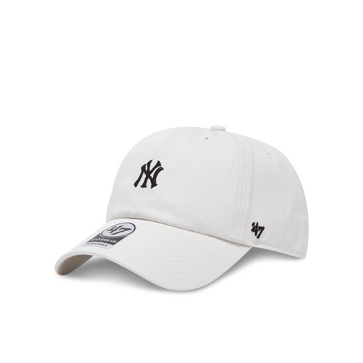 47 Brand Czapka z daszkiem MLB New York YankeesFoundation ’47 CLEAN UP B-FNDTN17GWS Biały ze sklepu MODIVO w kategorii Czapki z daszkiem męskie - zdjęcie 182727289