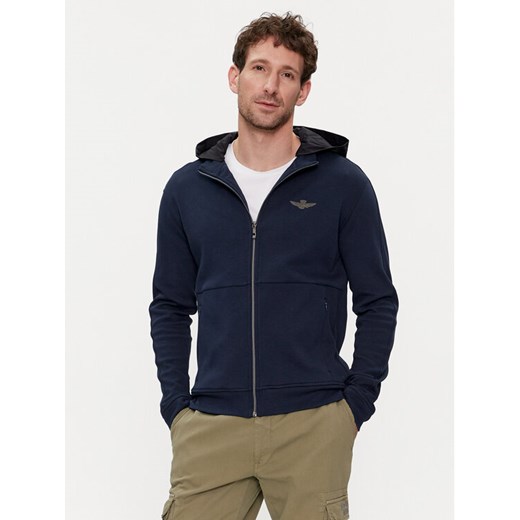 Aeronautica Militare Bluza 241FE1867P329 Granatowy Regular Fit ze sklepu MODIVO w kategorii Bluzy męskie - zdjęcie 182727397