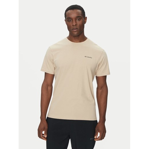 Columbia T-Shirt Barton Springs™ 2058331 Beżowy Regular Fit ze sklepu MODIVO w kategorii T-shirty męskie - zdjęcie 182727419