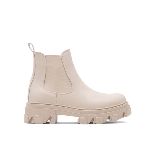 DeeZee Botki H12901-6 Beżowy ze sklepu MODIVO w kategorii Botki - zdjęcie 182727426