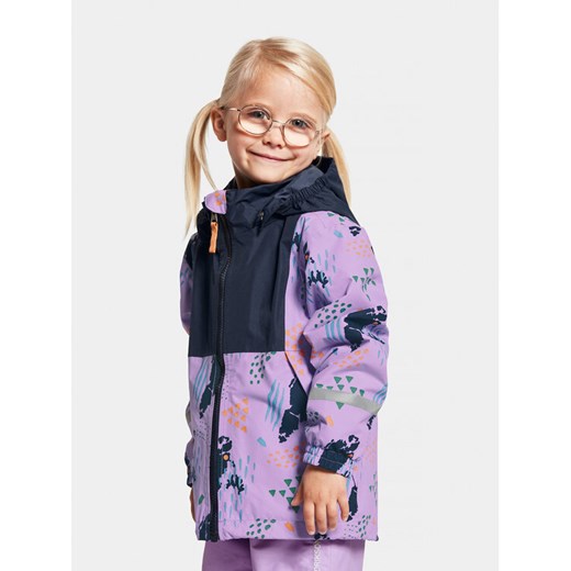 Didriksons Kurtka przeciwdeszczowa Stormhatt 504737 Fioletowy Regular Fit ze sklepu MODIVO w kategorii Kurtki dziewczęce - zdjęcie 182727428