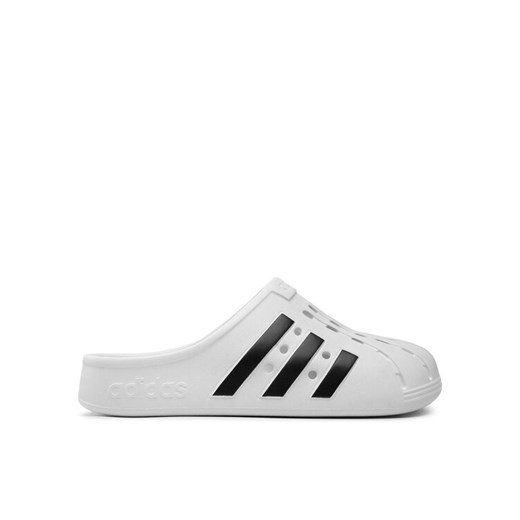 adidas Klapki adilette Clog FY8970 Biały ze sklepu MODIVO w kategorii Klapki męskie - zdjęcie 182727485