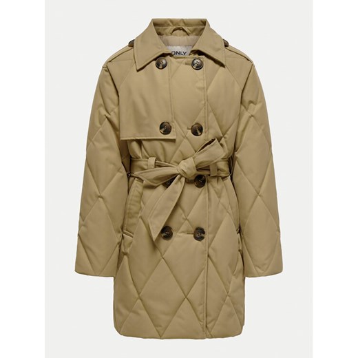 Kids ONLY Płaszcz przejściowy 15327433 Brązowy Regular Fit ze sklepu MODIVO w kategorii Płaszcze dziewczęce - zdjęcie 182727609