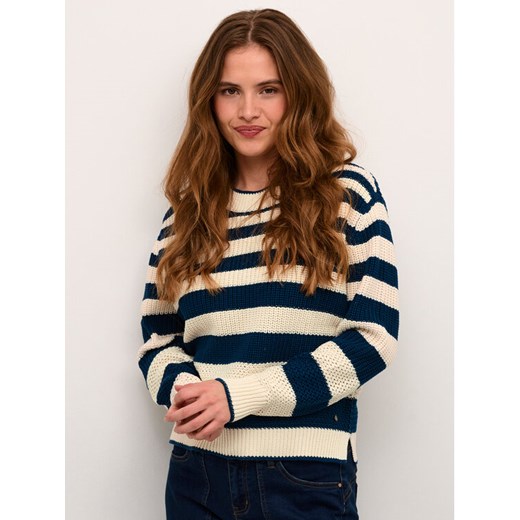 Cream Sweter Crmuka Knitted 10611880 Niebieski Straight Fit ze sklepu MODIVO w kategorii Swetry damskie - zdjęcie 182727617