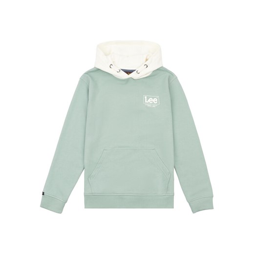 Lee Bluza Supercharged LEE0123 Zielony Regular Fit ze sklepu MODIVO w kategorii Bluzy chłopięce - zdjęcie 182727649