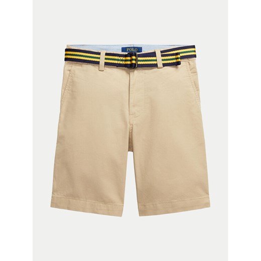 Polo Ralph Lauren Szorty materiałowe 323863960005 Beżowy Regular Fit ze sklepu MODIVO w kategorii Spodenki chłopięce - zdjęcie 182727675