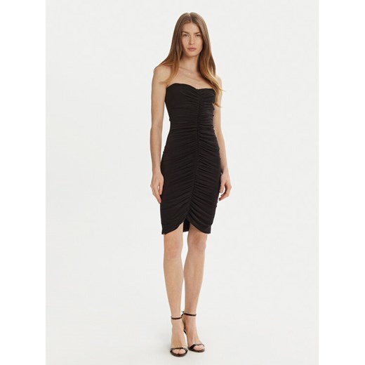 NORMA KAMALI Sukienka koktajlowa KK1243PLD89001 Czarny Slim Fit ze sklepu MODIVO w kategorii Sukienki - zdjęcie 182727676