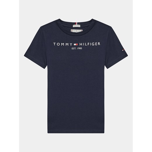 Tommy Hilfiger T-Shirt Essential KS0KS00210 Granatowy Regular Fit ze sklepu MODIVO w kategorii T-shirty chłopięce - zdjęcie 182727729