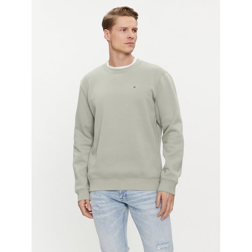 Tommy Jeans Bluza DM0DM09591 Szary Regular Fit ze sklepu MODIVO w kategorii Bluzy męskie - zdjęcie 182727769