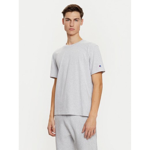 Champion T-Shirt 220713 Szary Regular Fit ze sklepu MODIVO w kategorii T-shirty męskie - zdjęcie 182727948