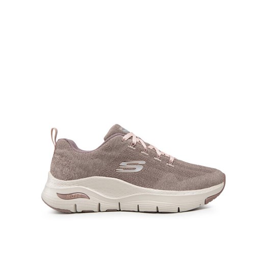 Skechers Sneakersy Comfy Wave 149414/DKTP Beżowy ze sklepu MODIVO w kategorii Buty sportowe damskie - zdjęcie 182727956