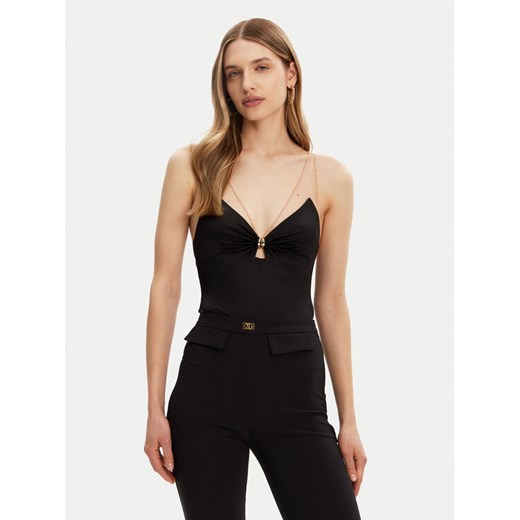 Elisabetta Franchi Body BO-030-51E2-V260 Czarny ze sklepu MODIVO w kategorii Body damskie - zdjęcie 182727957