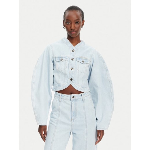 ROTATE Kurtka jeansowa 1138261468 Niebieski Relaxed Fit ze sklepu MODIVO w kategorii Kurtki damskie - zdjęcie 182727959