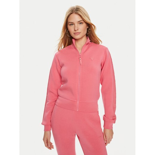 Guess Bluza V2YQ17 K7UW2 Różowy Regular Fit ze sklepu MODIVO w kategorii Bluzy damskie - zdjęcie 182727985
