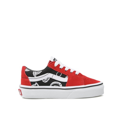Vans Tenisówki Sk8-Low VN0A7Q5LIZQ1 Czerwony ze sklepu MODIVO w kategorii Trampki dziecięce - zdjęcie 182727987